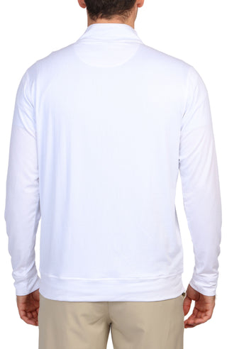 Melange Mesh Performance Quarter-Zip