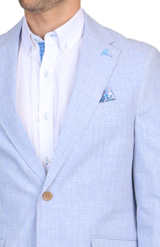 Blue Broken Check Sport Coat