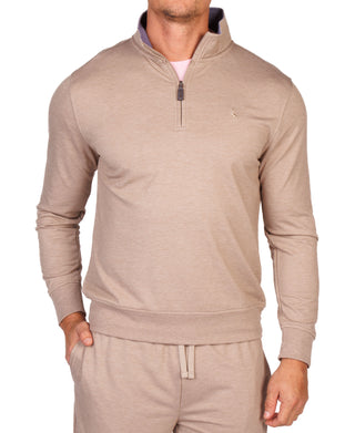 Fine French Terry Off Duty Quarter Zip