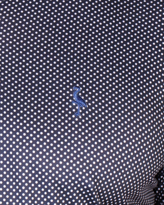 Aqua Mini Dots Performance Polo