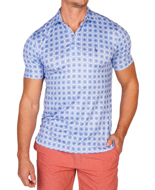 Mediterranean Tile Performance Polo