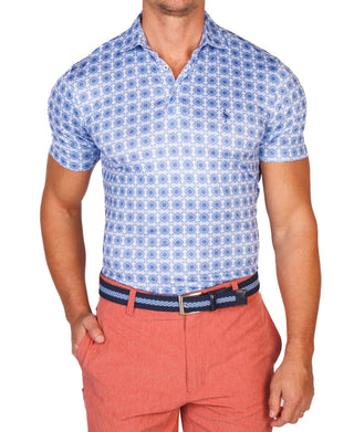 Mediterranean Tile Performance Polo