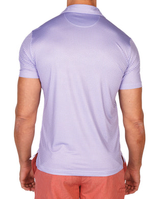 Floral Compass Performance Polo