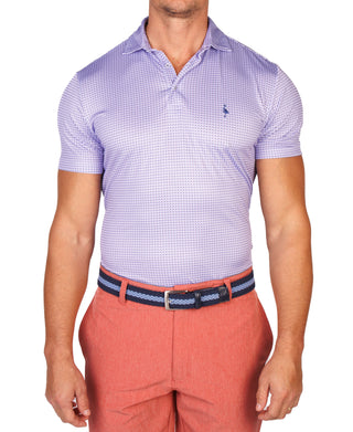 Floral Compass Performance Polo