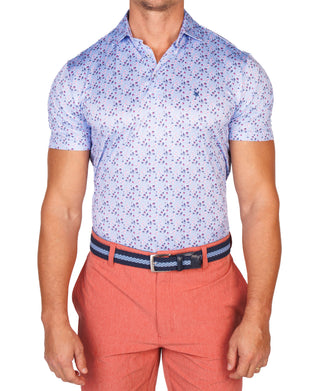 Floral Bloom Performance Polo
