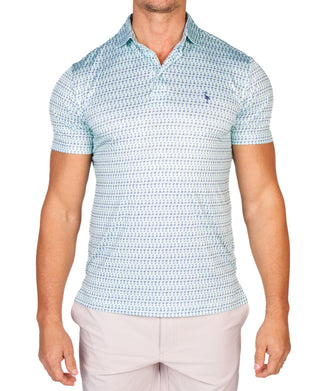 Martini Glasses Performance Polo