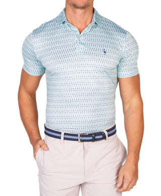 Martini Glasses Performance Polo