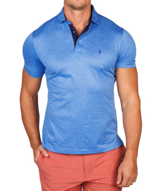 Airflow Melange Mesh Performance Polo
