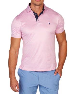 Airflow Melange Mesh Performance Polo