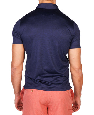 Airflow Melange Mesh Performance Polo