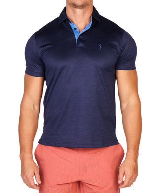 Airflow Melange Mesh Performance Polo