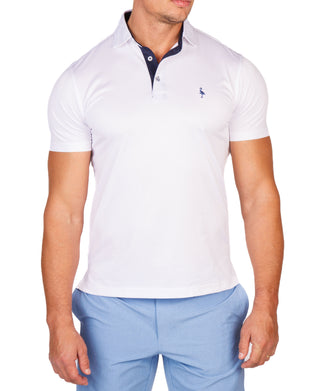 Airflow Melange Mesh Performance Polo