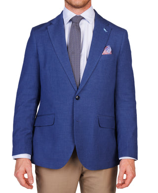 Navy Byrdseye Dobby Sport Coat