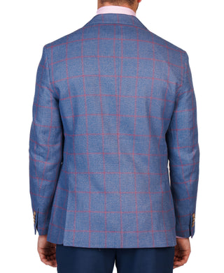 Del Ray Textured Windowpane Sport Coat