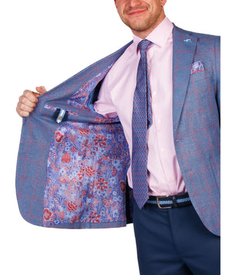 Del Ray Textured Windowpane Sport Coat