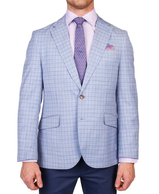 Clearwater Blue Check Sport Coat