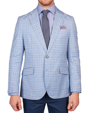 Clearwater Blue Check Sport Coat