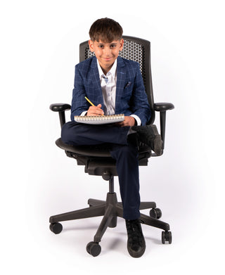 Boys Classic Windowpane Sport Coat