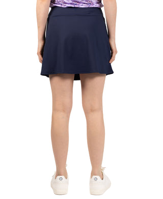Womens Solid Skort