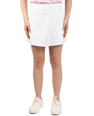 Womens Solid Skort