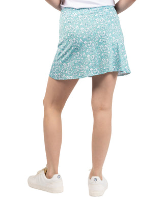 Womens Floral Printed Skort