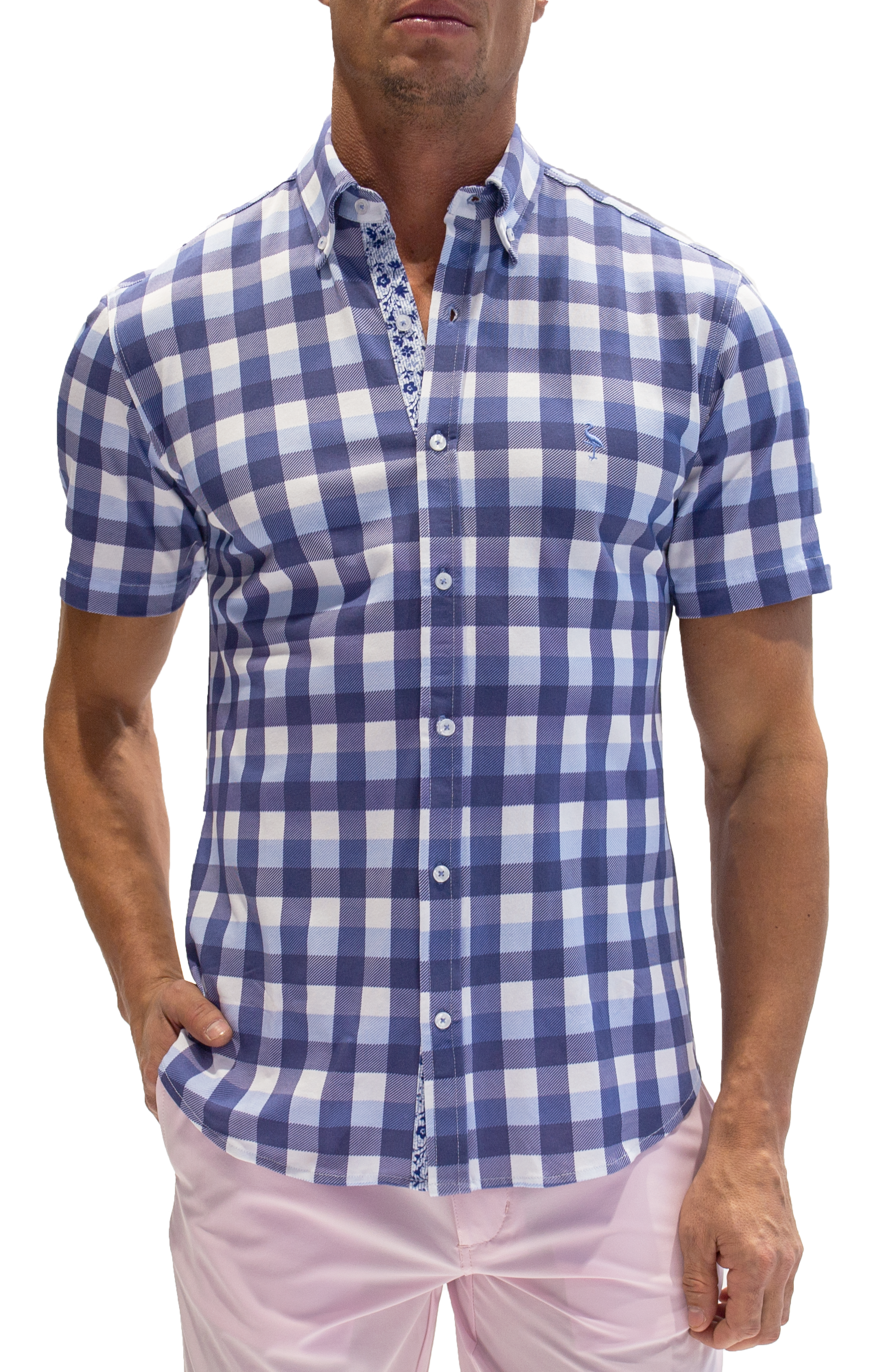 Buffalo Check Knit 'Getaway' Short Sleeve Shirt