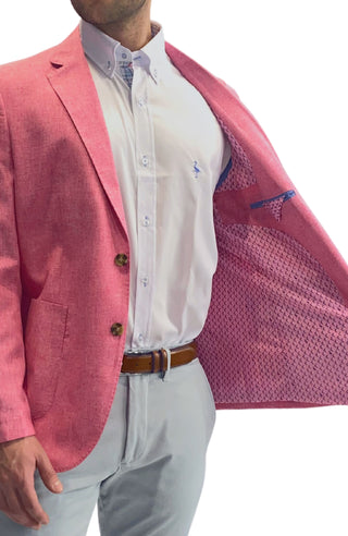 Pink Melange Sport Coat