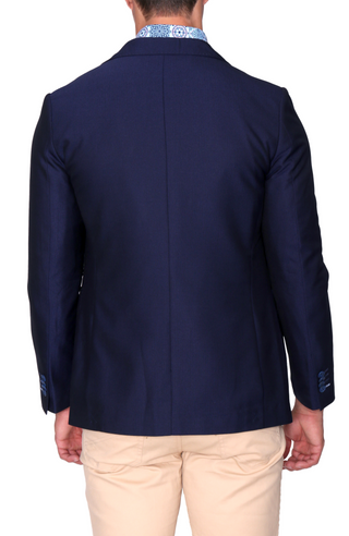 Solid Navy Tailorbyrd Sport Coat